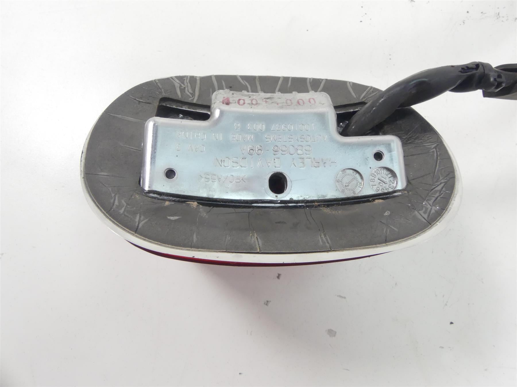 2007 Harley FLHTCU SE CVO Electra Glide Taillight Tail Light & Wiring 68066-99A {{ shop.shopifyCountryName }} - Mototech271