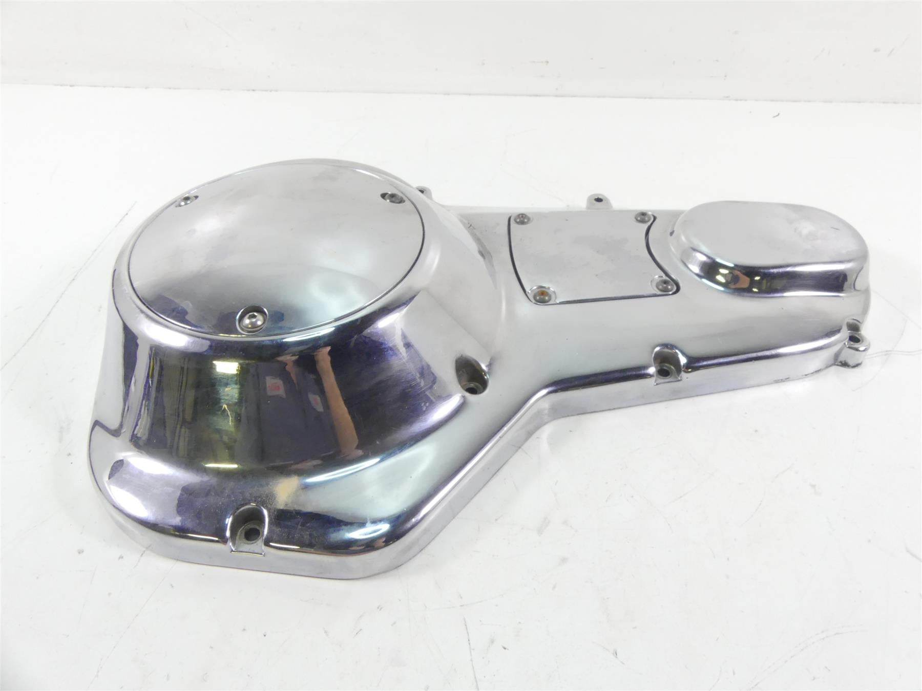 1989 Harley Touring FLTC Tour Glide Outer Primary Drive Clutch Cover 60606-89 {{ shop.shopifyCountryName }} - Mototech271