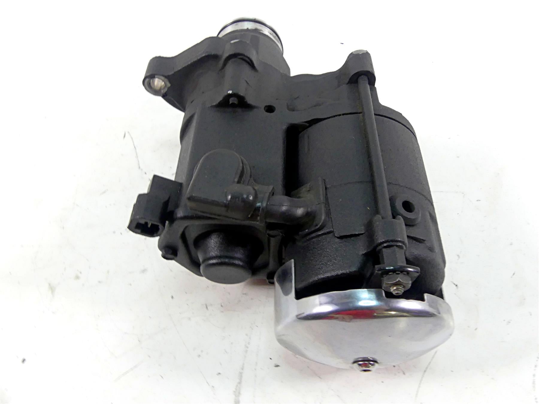 2007 Harley Touring FLHRC Road King Engine Starter Motor + Cover 31618-06A {{ shop.shopifyCountryName }} - Mototech271