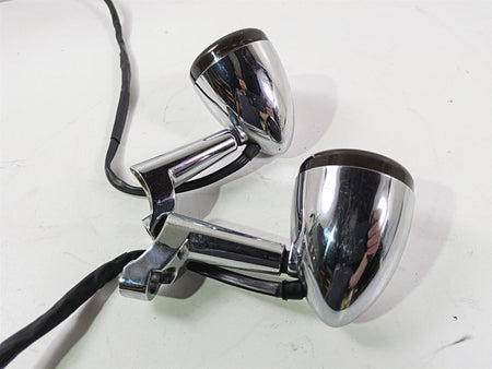 1999 Harley Dyna FXDL Low Rider Front Smoked Led Blinker Turn Signals 68709-94 {{ shop.shopifyCountryName }} - Mototech271