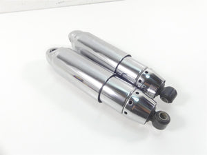 2009 Harley Dyna FXDF SE CVO Fat Bob Rear 12" Chrome Shock Damper Set 54608-04