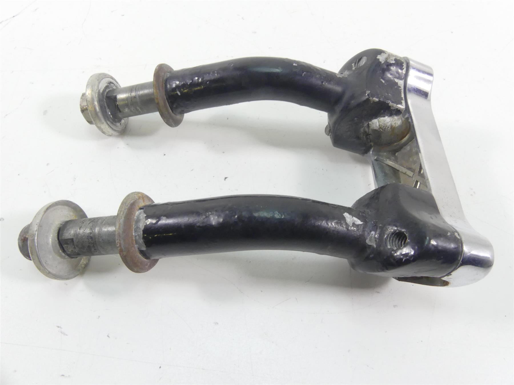 2011 Harley FXDWG Dyna Wide Glide Handlebar Riser Holder Clamp Set 4.5" 106-246 {{ shop.shopifyCountryName }} - Mototech271