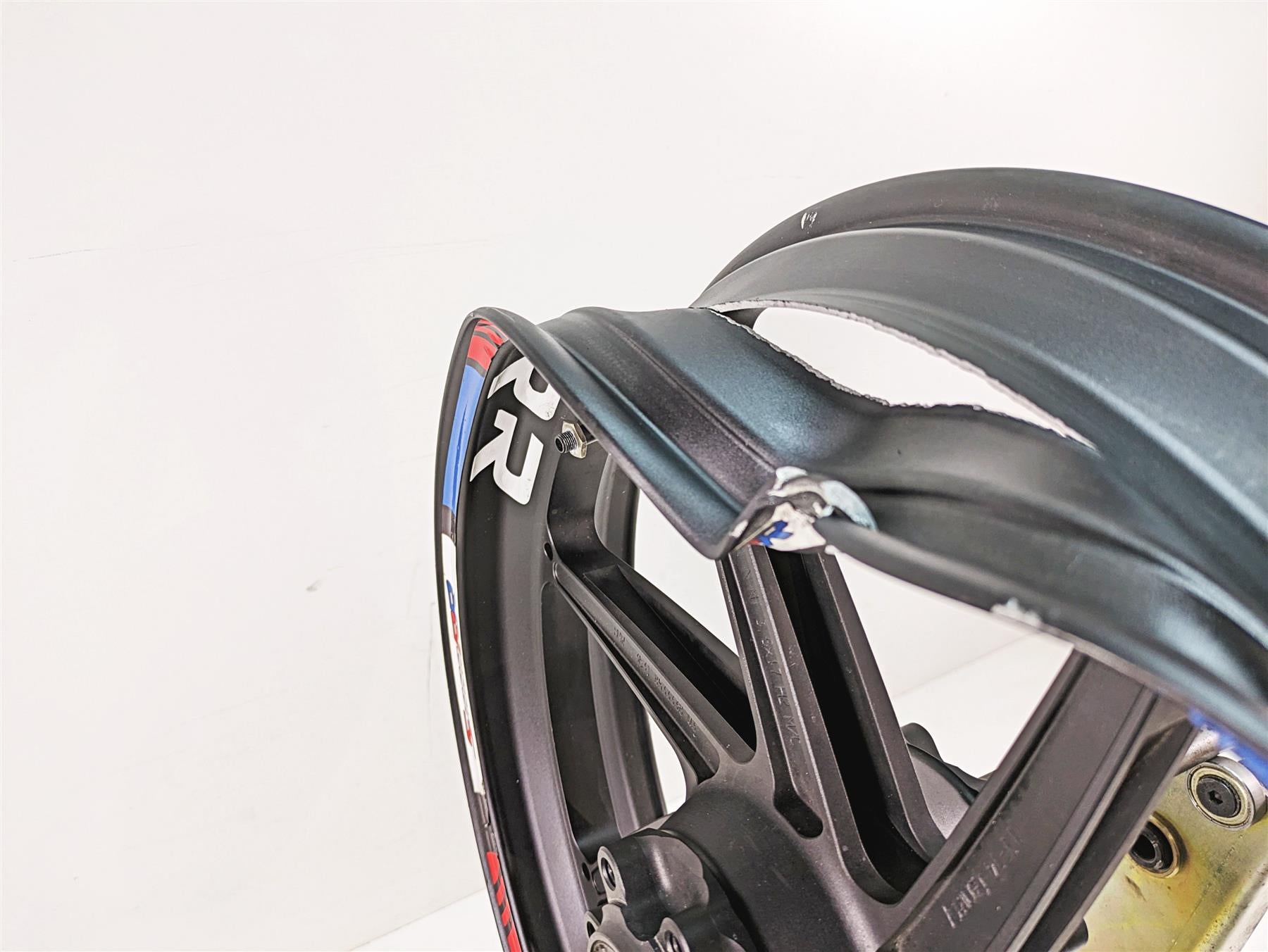 2015 BMW S1000RR K46 17x3.5 HP4 Front Wheel Rim - Damaged 36318548892 {{ shop.shopifyCountryName }} - Mototech271