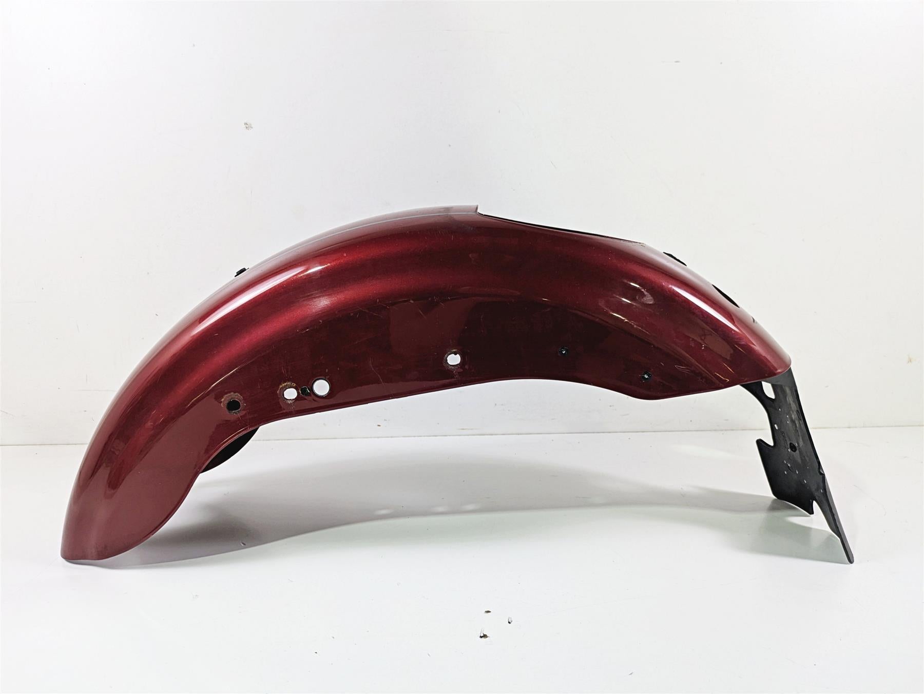 2007 Harley Sportster XL1200 C Rear Fender Fire Red Pearl Silver Stripe 59847-10