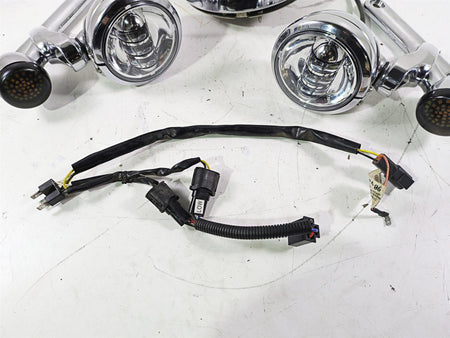 2007 Harley Touring FLHTCU SE CVO E-Glide Led Headlight Spot Light Set 69560-06 {{ shop.shopifyCountryName }} - Mototech271