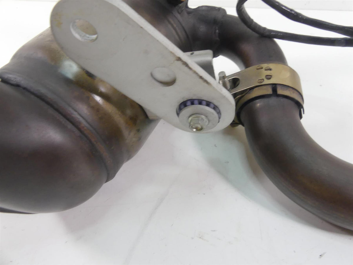 2008 Ducati Hypermotard 1100 Oem Exhaust Pipe Header Manifold + Servo 57221451A {{ shop.shopifyCountryName }} - Mototech271