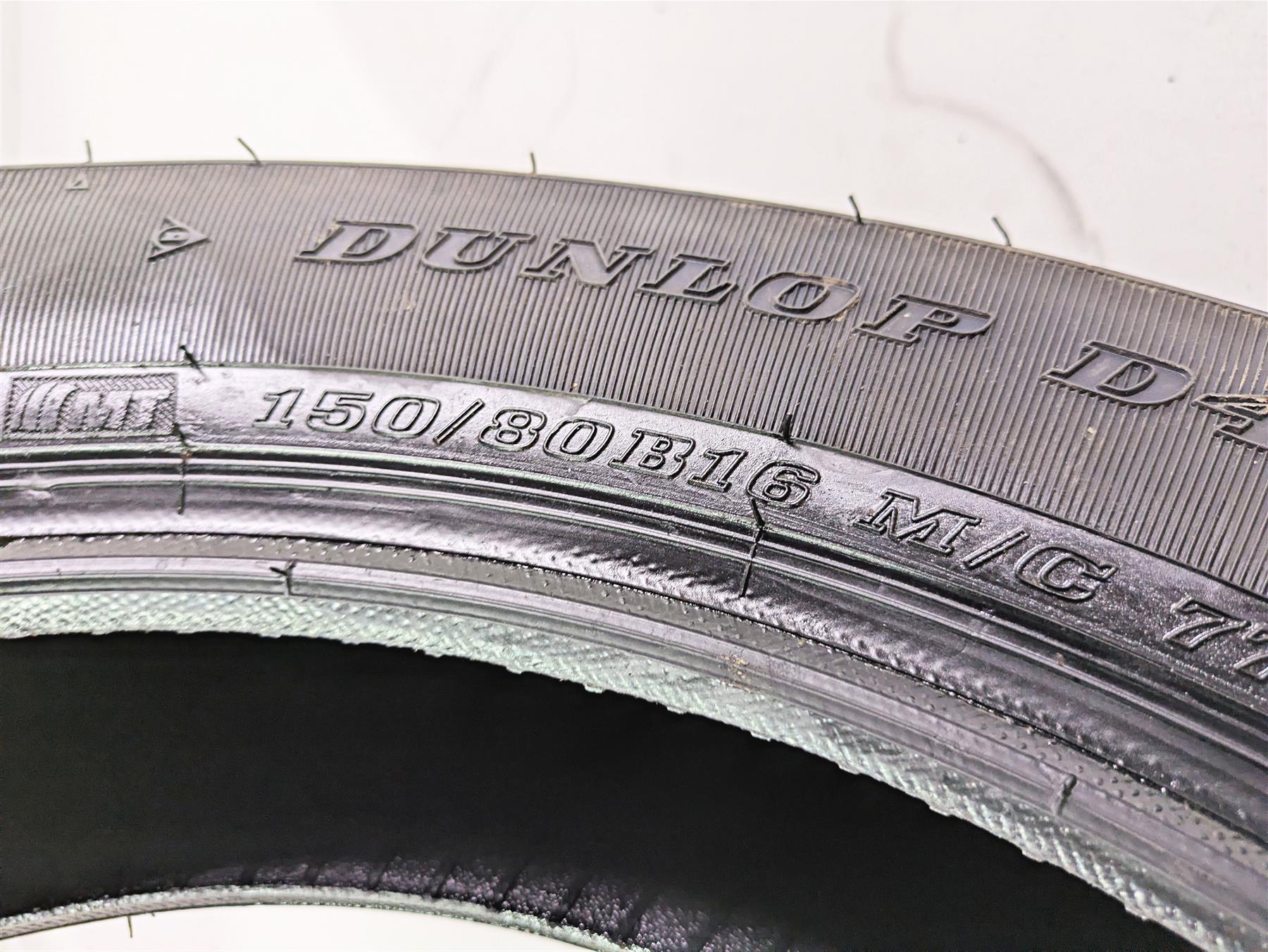 Unused Rear Harley Motorcycle Tire Dunlop D401T 150/80B16 77H 43200063A {{ shop.shopifyCountryName }} - Mototech271