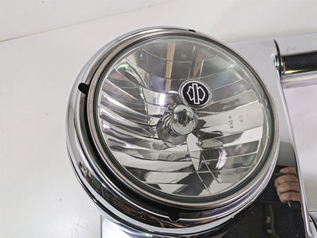 2012 Harley FLD Dyna Switchback Headlight Chrome Nacelle Set 61400078 57200024 {{ shop.shopifyCountryName }} - Mototech271