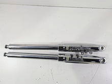 Load image into Gallery viewer, 2009 Harley FXCWC Softail Rocker Chrome Front Fork Leg Set 46950-08 46953-08
