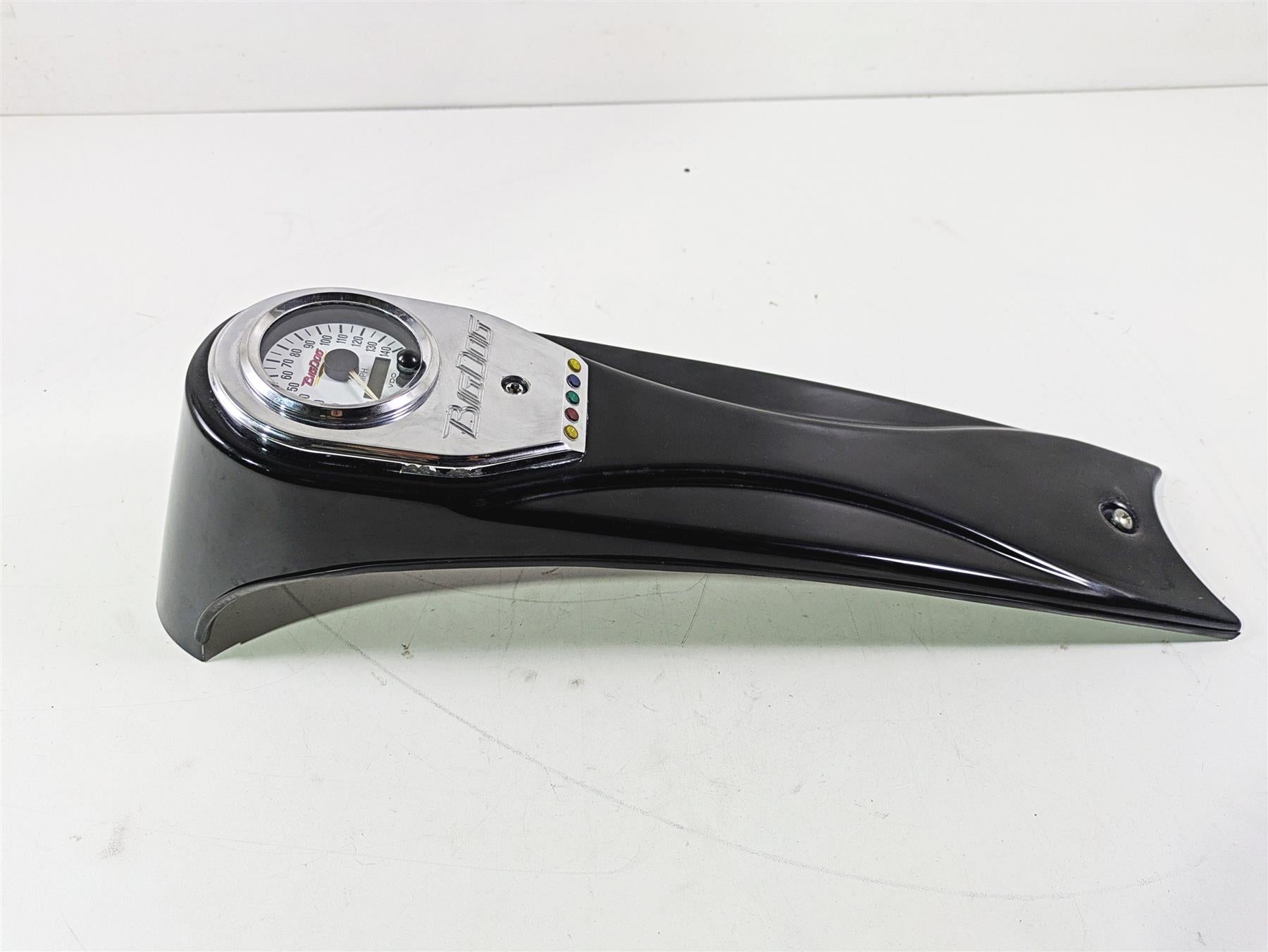 2002 Big Dog Pitbull Speedometer Gauge & Mount Tank Panel Set 15K {{ shop.shopifyCountryName }} - Mototech271