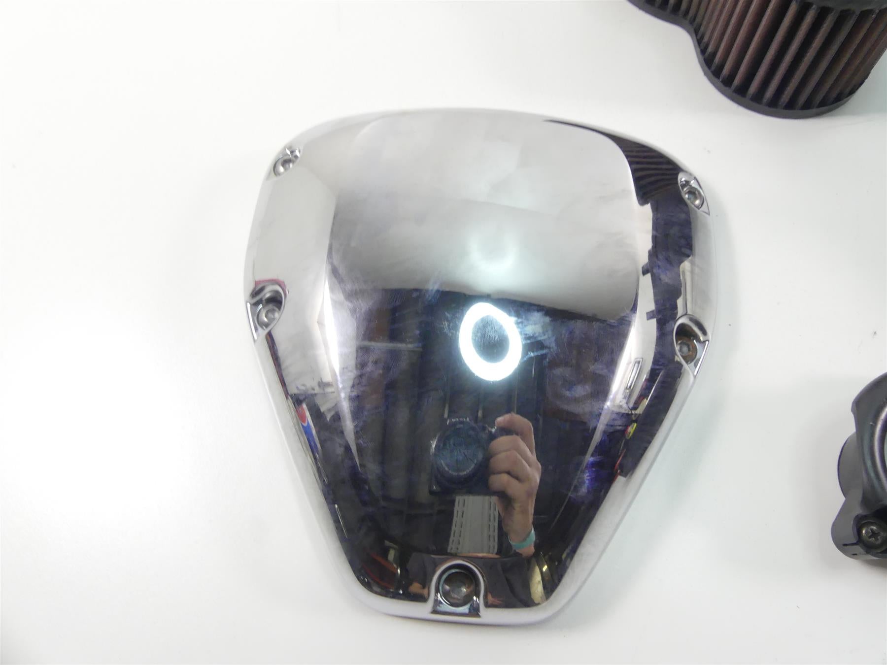 2002 Honda VTX1800 C K&N Air Cleaner Breather Box & Cover 17231-MCH-000 {{ shop.shopifyCountryName }} - Mototech271