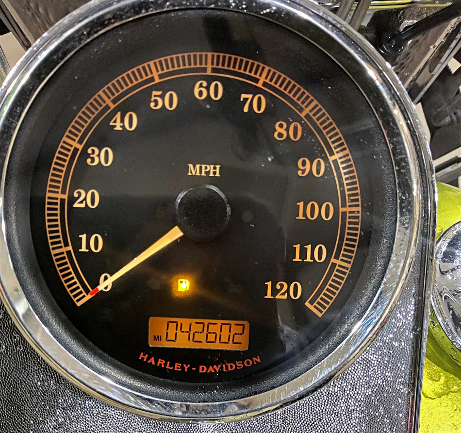 2011 Harley Softail FLSTF Fat Boy Speedometer Gauges Instrument 42K 67033-11 {{ shop.shopifyCountryName }} - Mototech271
