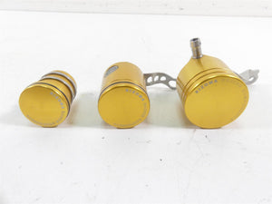 2009 Ducati Monster 1100 S Rizoma Golden Brake Fluid Reservoir Set CT027G | Mototech271