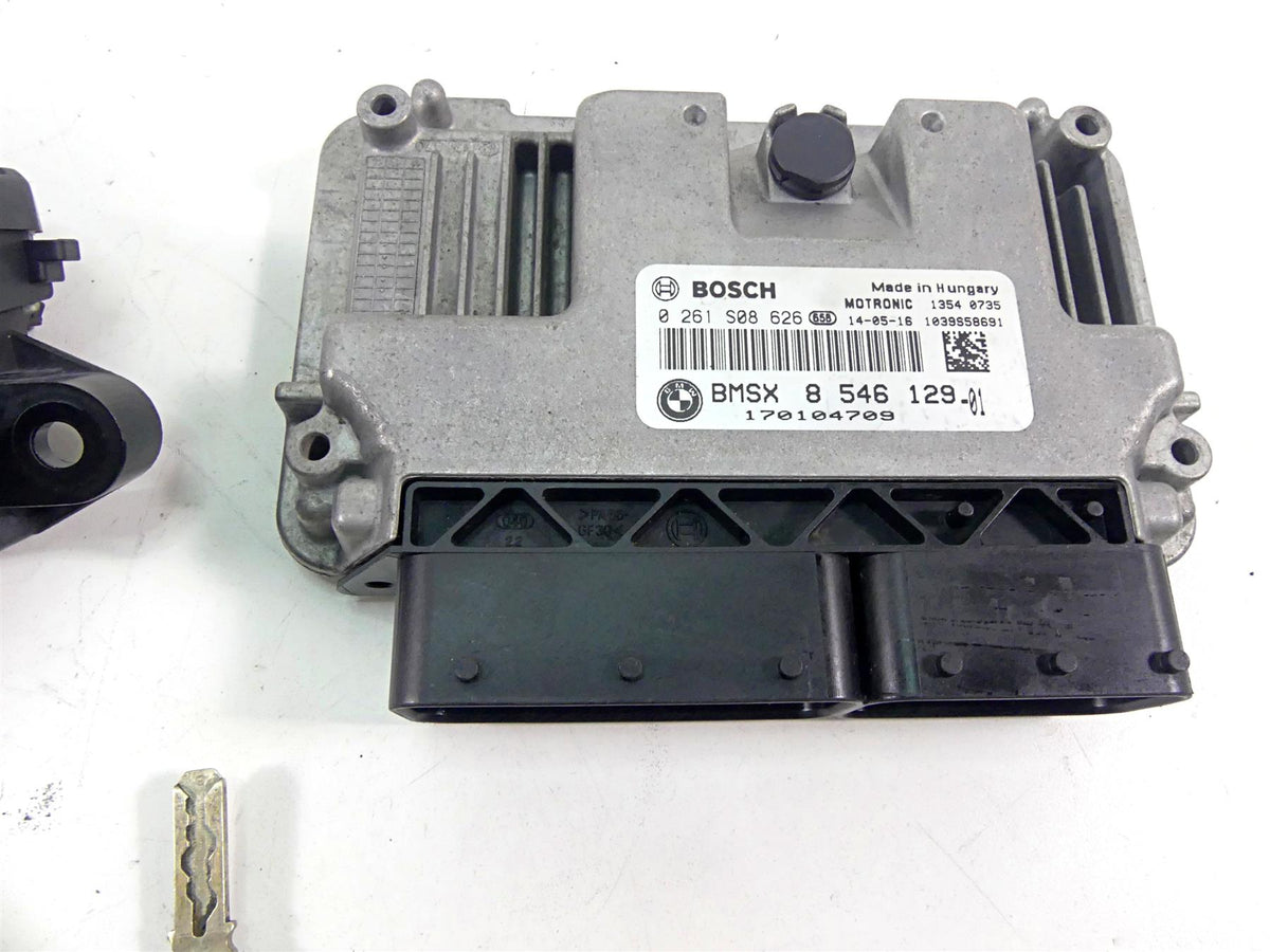 2014 BMW R1200GS K50 Cdi Ecu Ecm Ignition Switch Key Lock Tank Cap Set 8546129 {{ shop.shopifyCountryName }} - Mototech271