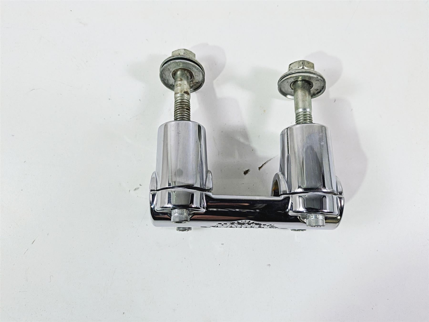 2014 Harley FLS Softail Slim Handlebar Riser Clamp Set 55984-07 56998-09 {{ shop.shopifyCountryName }} - Mototech271
