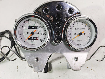 1998 Moto Guzzi California 1100 EV Speedometer Gauges + Cover - 22k GU02762400 {{ shop.shopifyCountryName }} - Mototech271