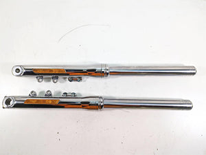 2009 Harley Dyna FXDFSE CVO Fat Bob Showa Dual Disc Front Fork Leg Set 48780-09