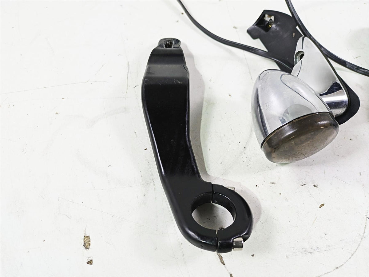 2016 Harley Touring FLTRX Road Glide Front Blinker Turn Signal & Mounts 67800512 {{ shop.shopifyCountryName }} - Mototech271