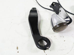 2016 Harley Touring FLTRX Road Glide Front Blinker Turn Signal & Mounts 67800512 | Mototech271