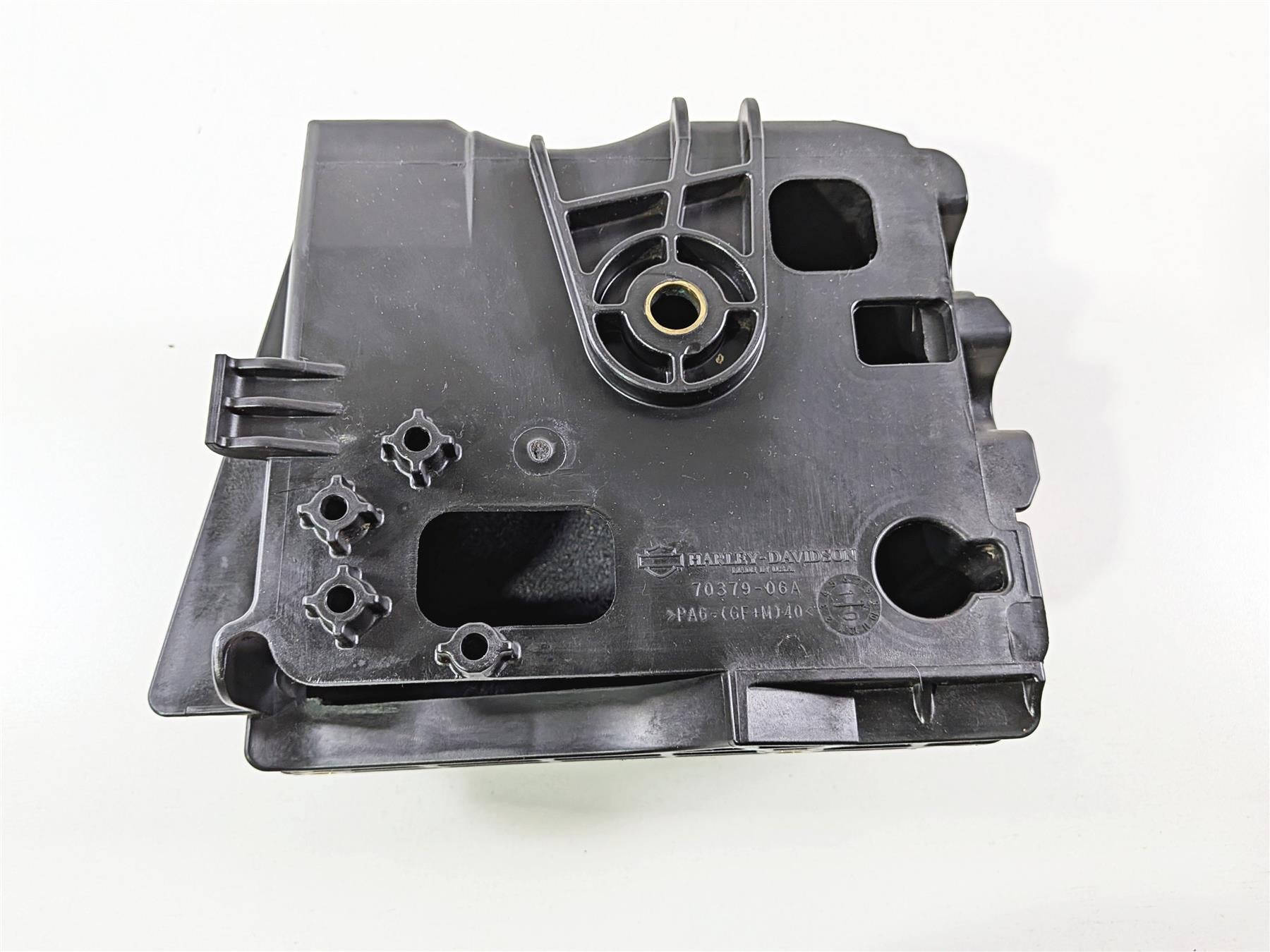 2011 Harley FXDF Dyna Fat Bob Right Battery Tray & Outer Cover 70379-06B {{ shop.shopifyCountryName }} - Mototech271