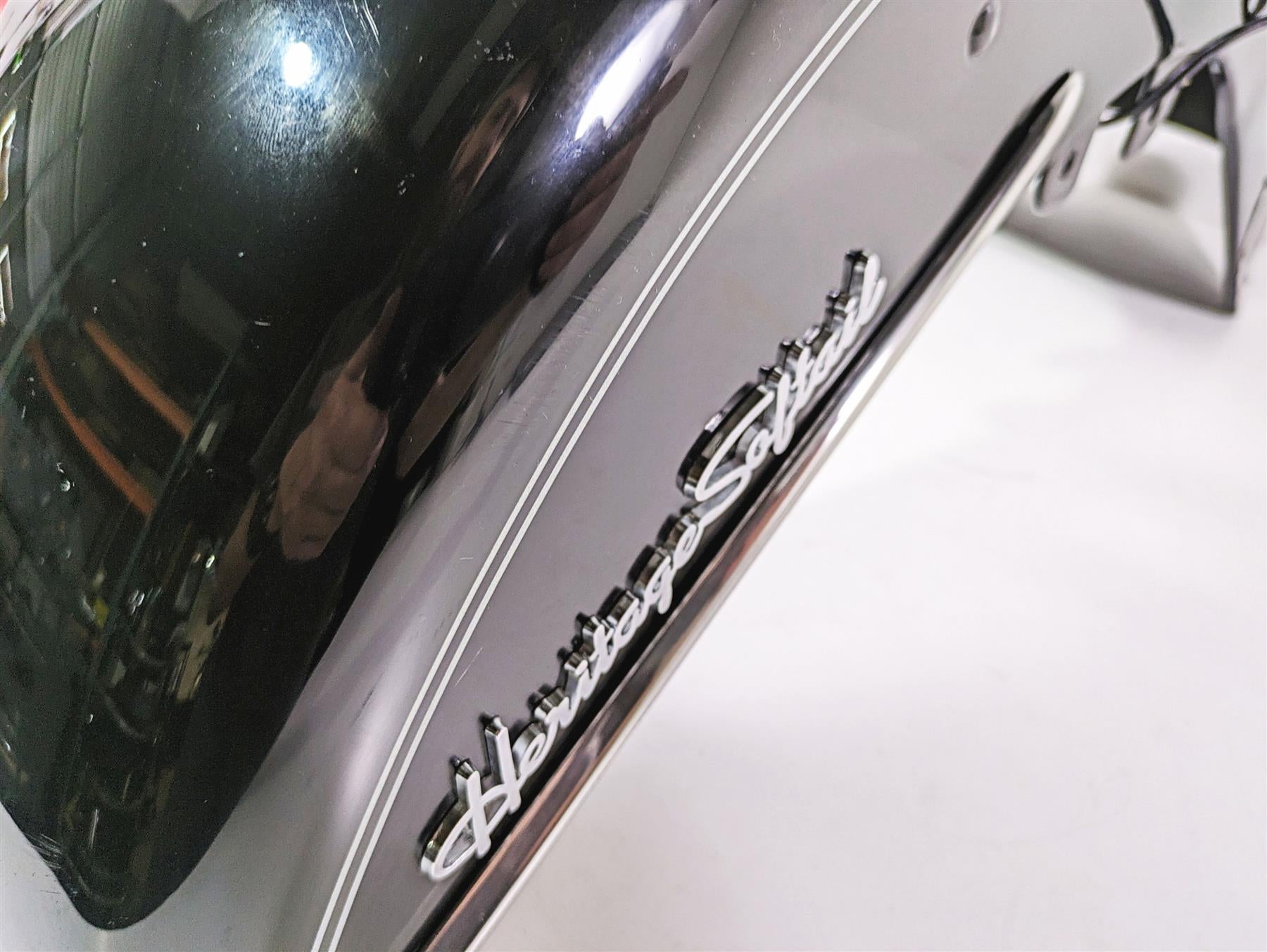 2008 Harley FLSTC Softail Heritage Front Fender Vivid Blavck - Read 59129-03 {{ shop.shopifyCountryName }} - Mototech271