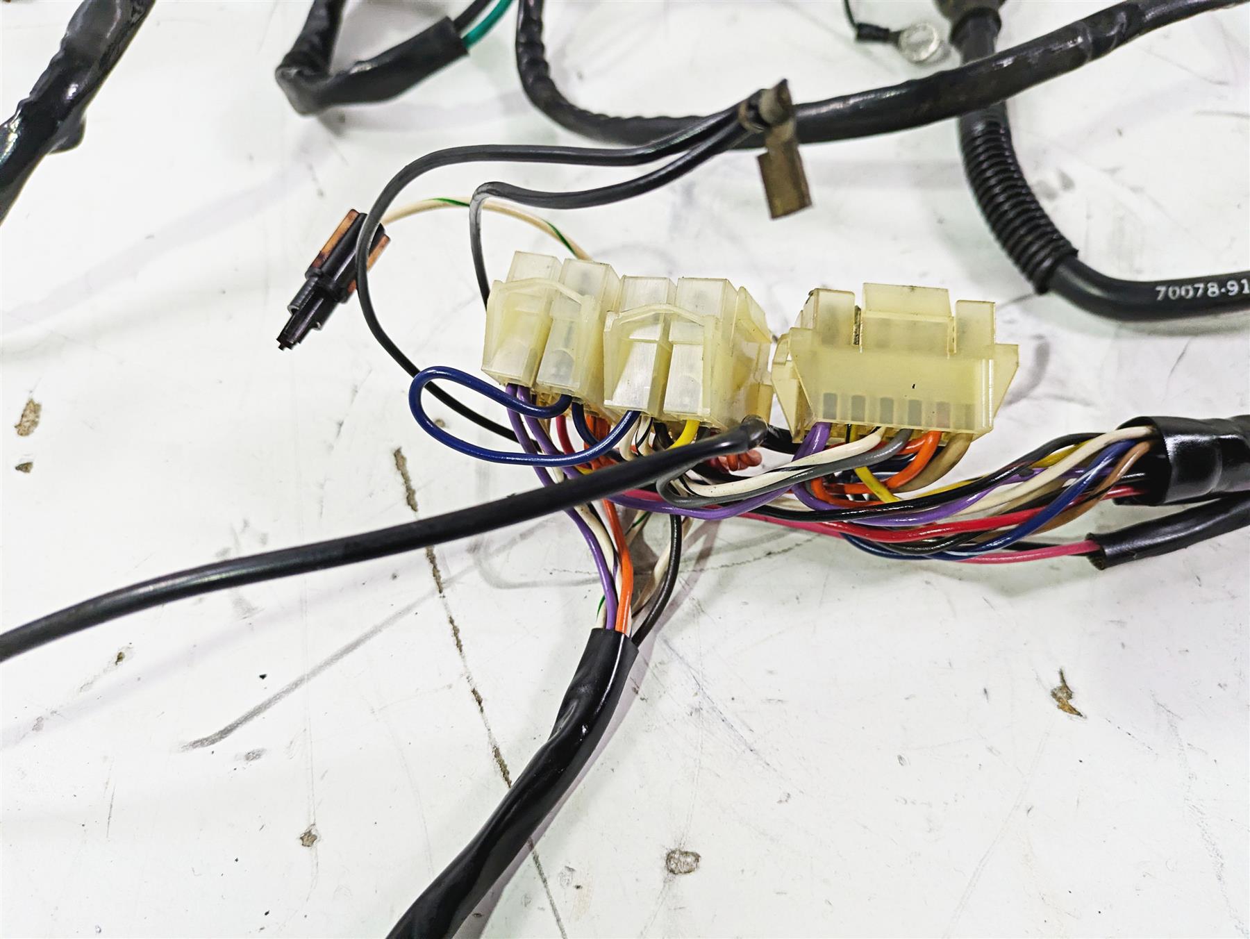 1992 Harley FLSTC Softail Heritage Main Wiring Harness Loom - No Cuts 70216-91A {{ shop.shopifyCountryName }} - Mototech271