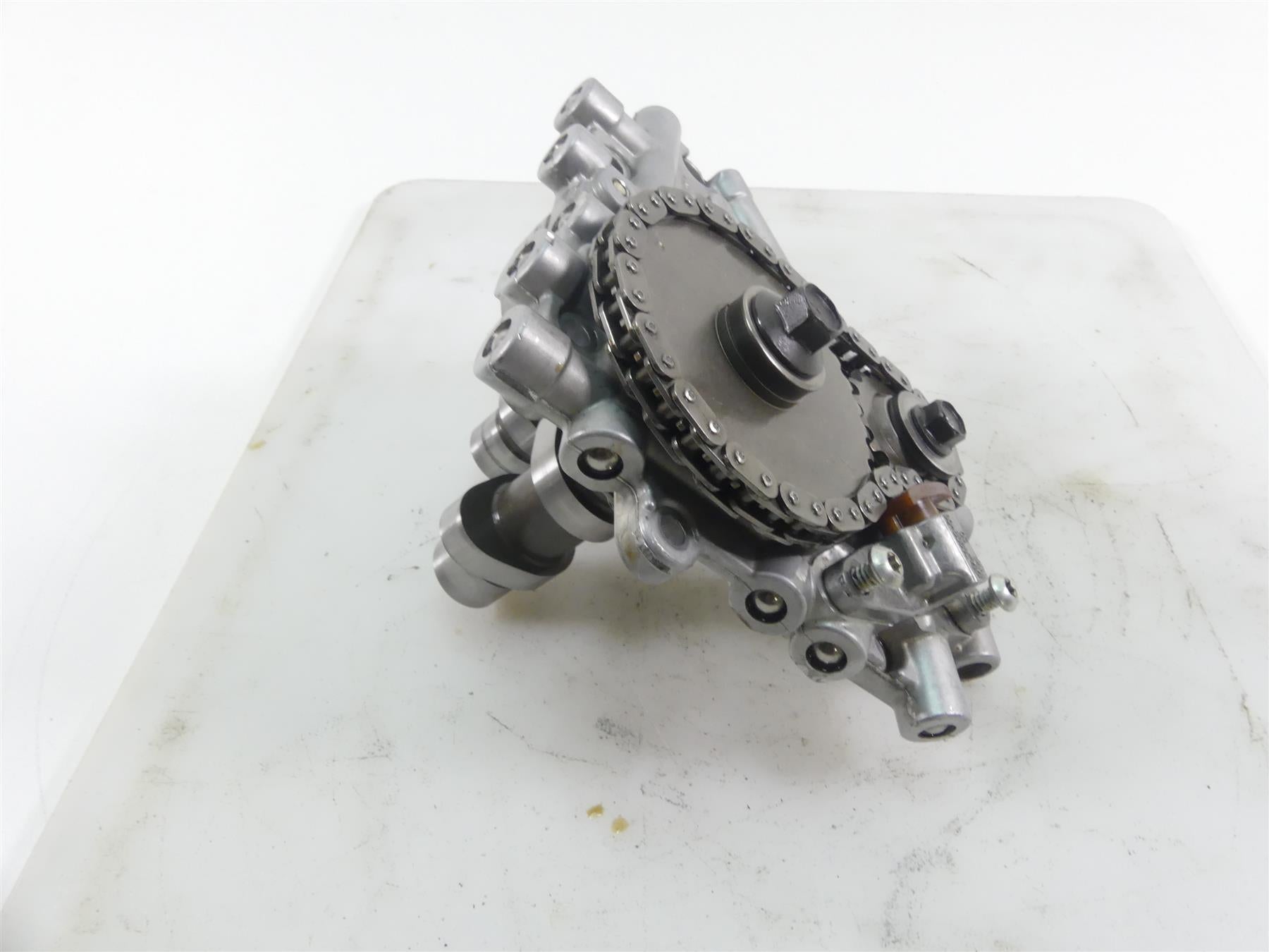 2009 Harley Dyna FXDF SE CVO Fat Bob Camshaft Cam Shafts & Plate 25638-07 {{ shop.shopifyCountryName }} - Mototech271