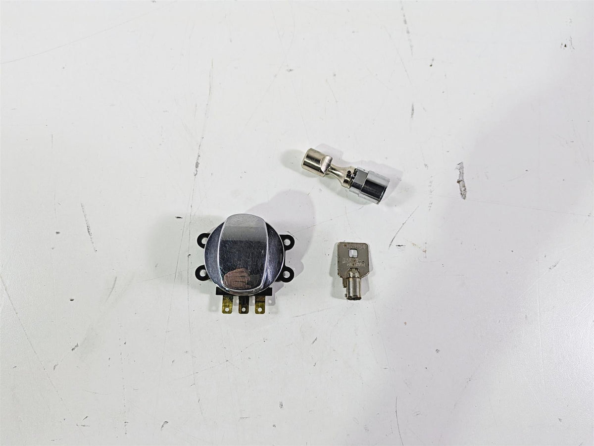 2004 Harley FLSTCI Softail Heritage Ignition Switch Steering Key Lock 71450-04 {{ shop.shopifyCountryName }} - Mototech271