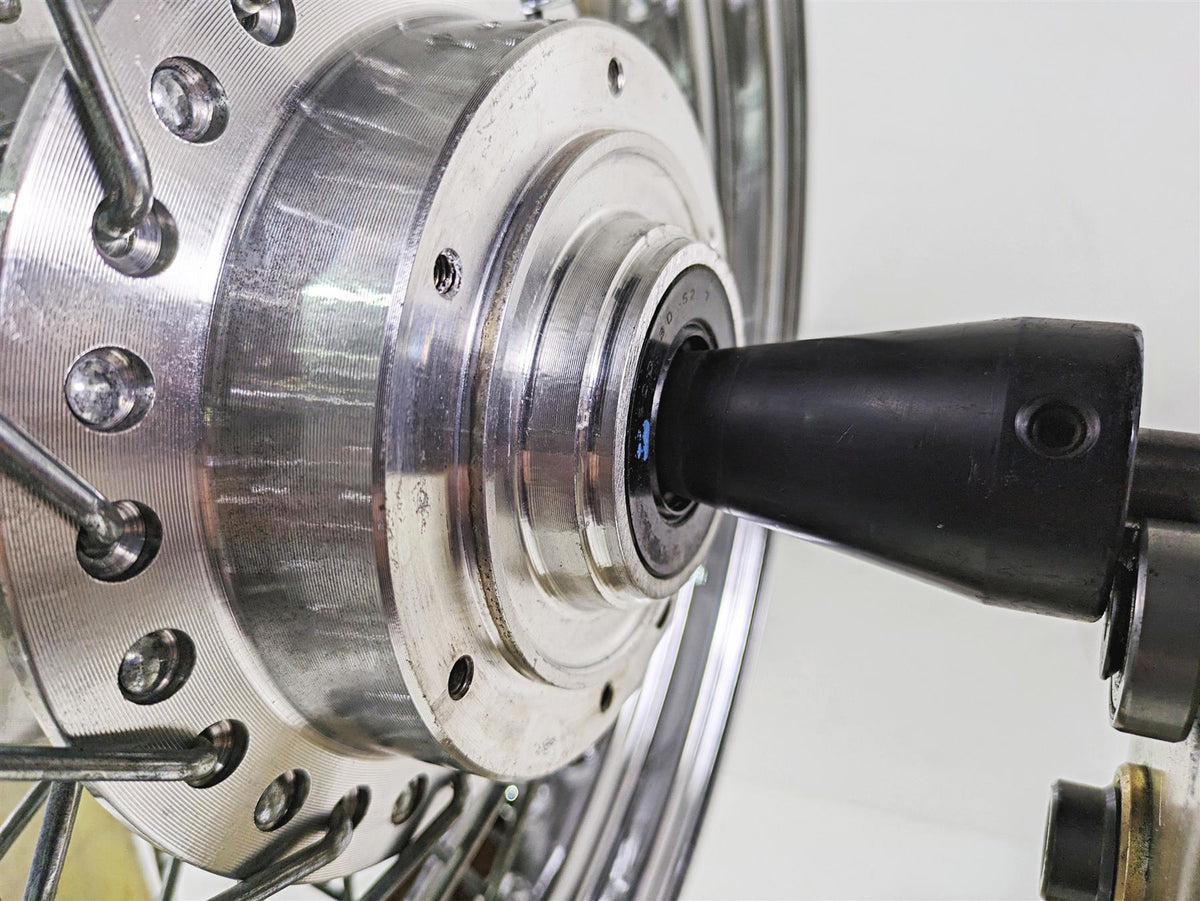 2002 Honda VTX1800 Retro Straight 17x3.5 Spoke Front Wheel Rim 44650-MCV-A11 {{ shop.shopifyCountryName }} - Mototech271