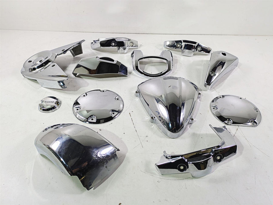 2007 Yamaha XVS1300 V-Star Tour Chrome Cover Fairing Set 3D8-15418-00-00 {{ shop.shopifyCountryName }} - Mototech271