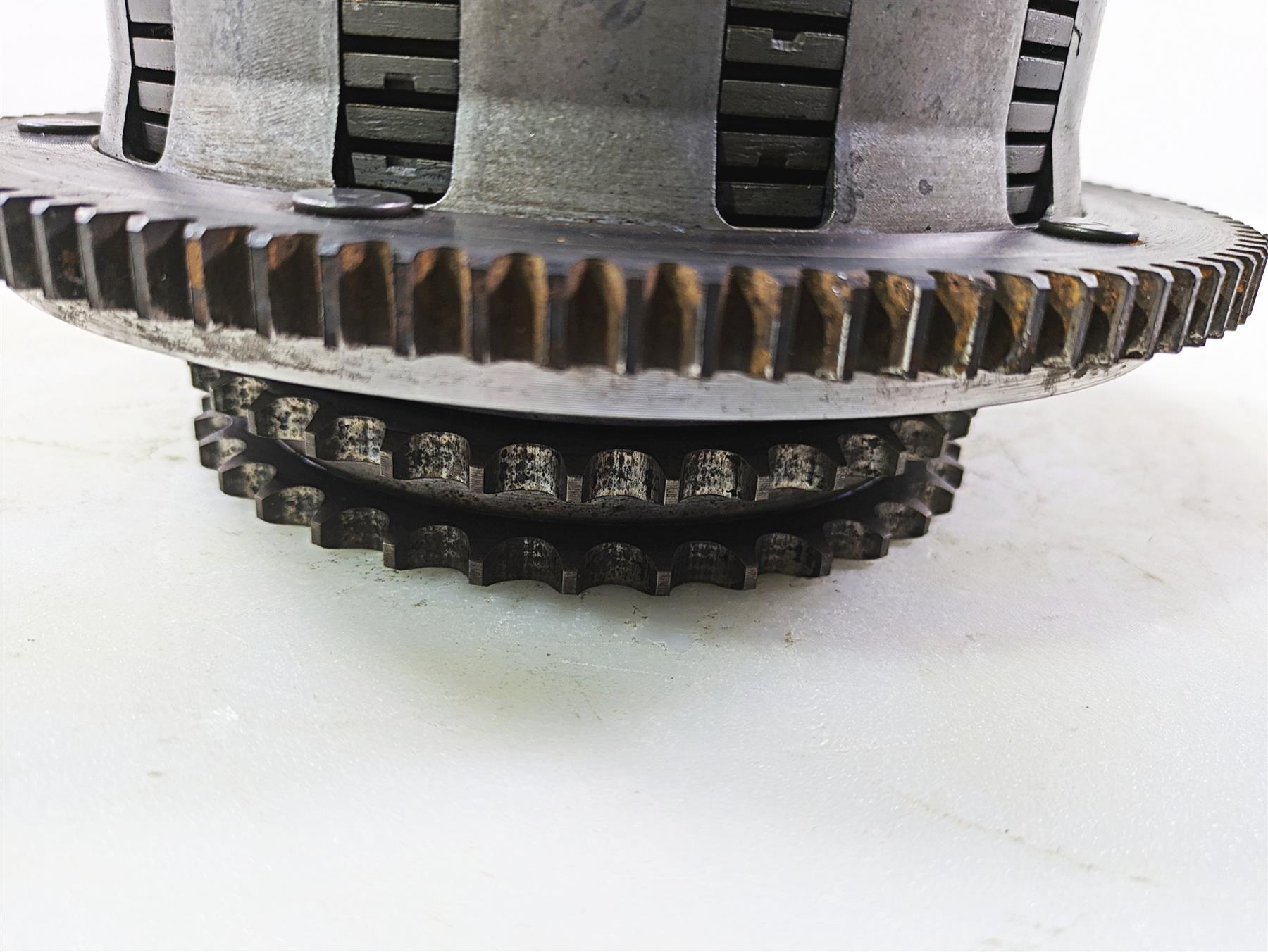 2003 Harley Dyna FXDL Low Rider 100TH Primary Drive Clutch Basket Set 37802-98B {{ shop.shopifyCountryName }} - Mototech271