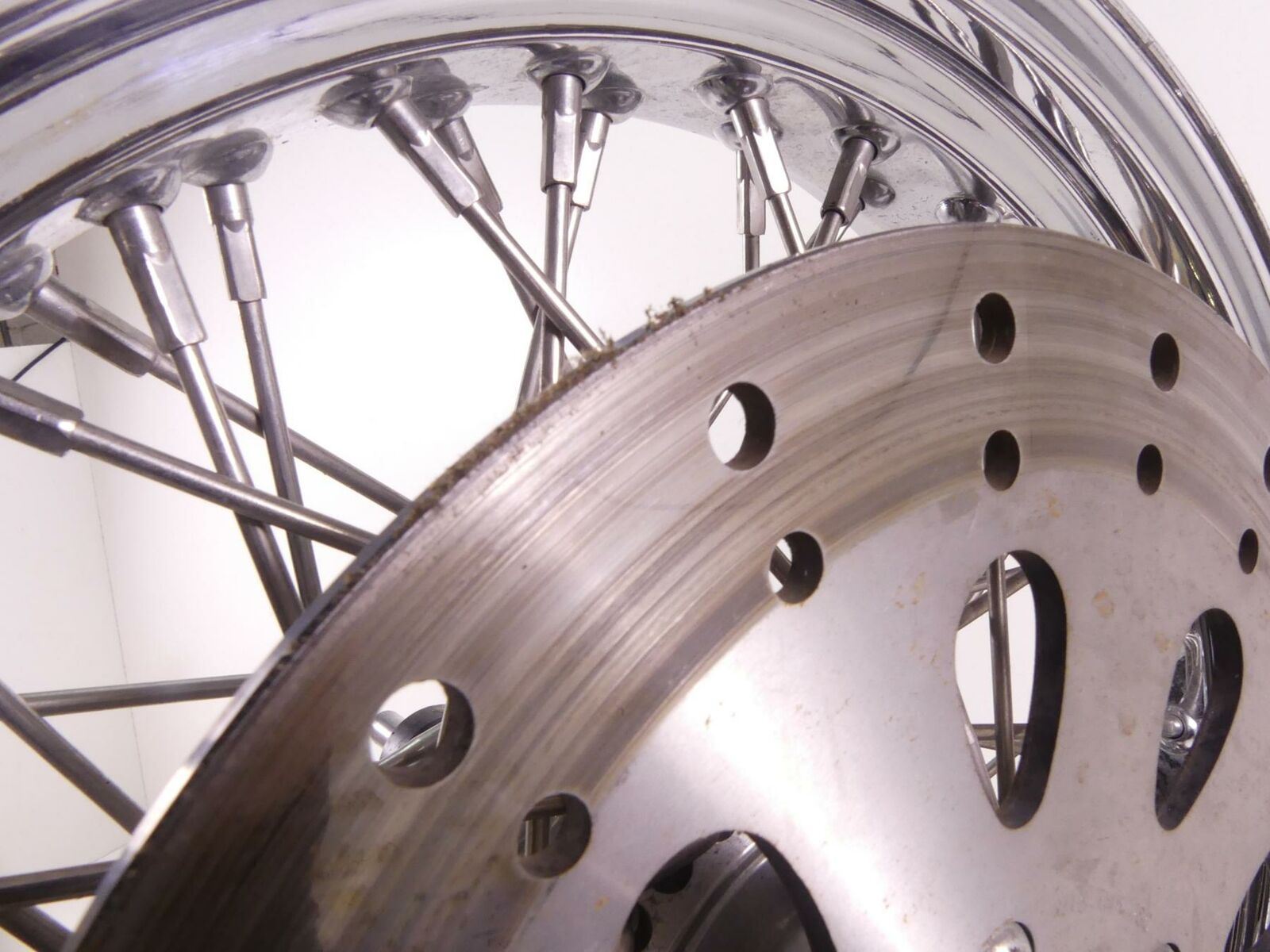 2003 Indian Spirit Springfield Front Spoke Wheel Rim 16x3.5 & Brake Disc 21-950 {{ shop.shopifyCountryName }} - Mototech271