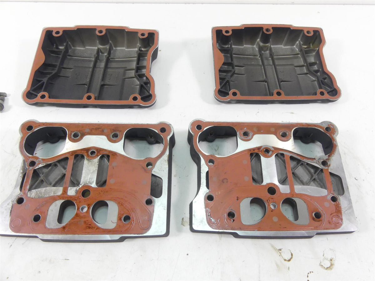 2008 Harley Softail FXSTB Night Train Wrinkle Black Rocker Box Covers 17543-99 {{ shop.shopifyCountryName }} - Mototech271