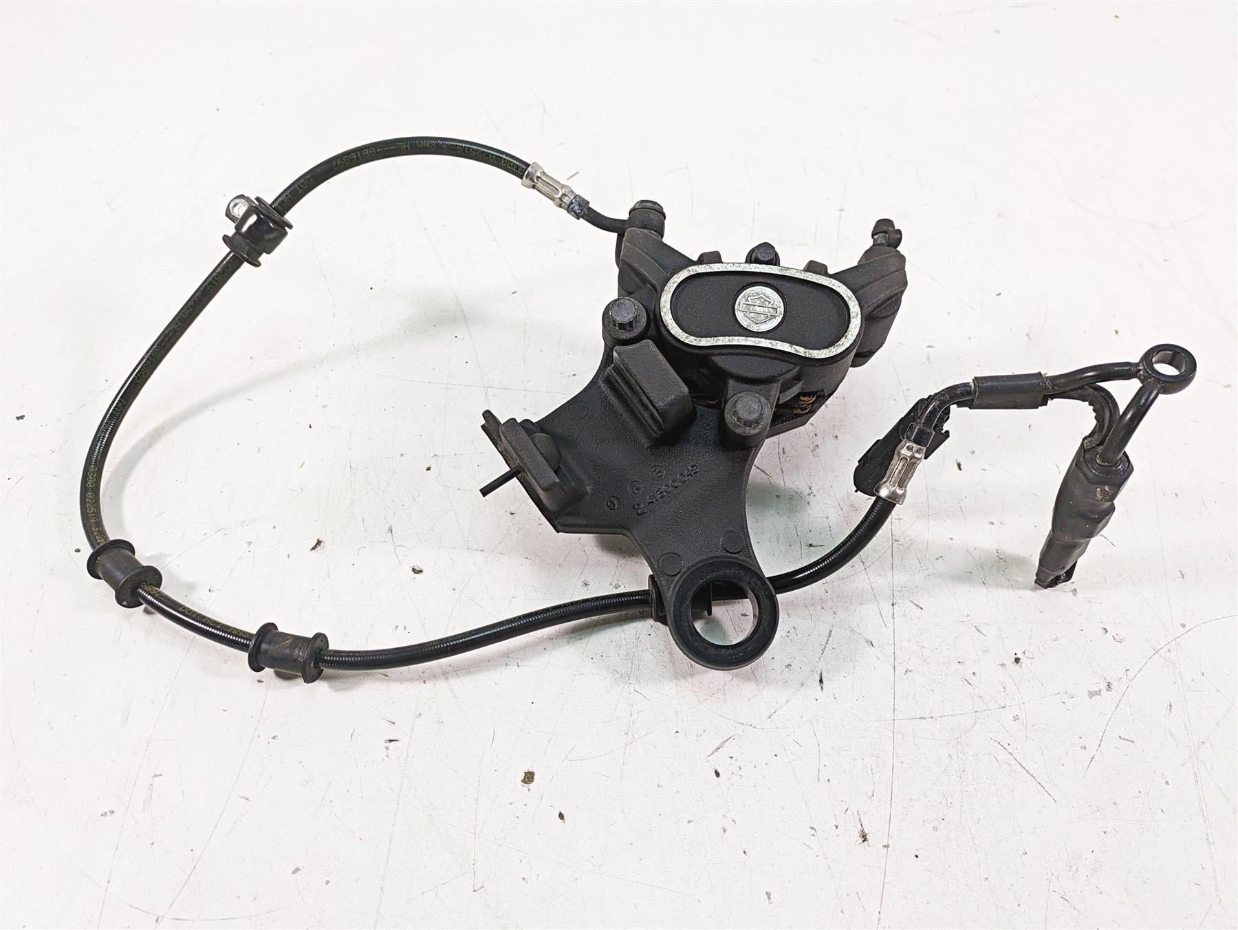 2019 Harley XL883N Sportster Iron Rear Brake Caliper & Bracket, Line 41300039 | Mototech271
