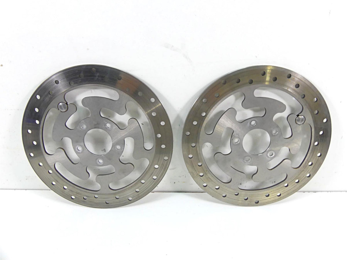 2008 Harley Touring FLHX Street Glide Front Brembo Brake Disc Rotor Set 41808-08 {{ shop.shopifyCountryName }} - Mototech271