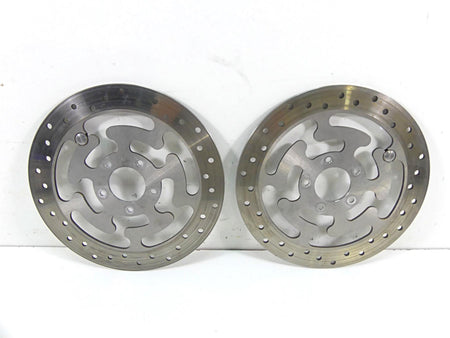 2008 Harley Touring FLHX Street Glide Front Brembo Brake Disc Rotor Set 41808-08 {{ shop.shopifyCountryName }} - Mototech271