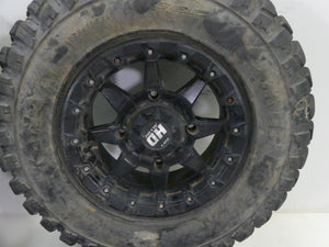 STI HD5 Beadlock Wheel 14x7 + Gbc Kanati Mongrel 28x10-R14 Tire Set 14HB523 | Mototech271