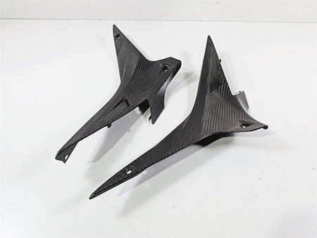 2018 Aprilia RSV4 RR Carbon Fiber Tank Triangle Fairing Covers Set 2B005961 {{ shop.shopifyCountryName }} - Mototech271
