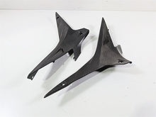 Load image into Gallery viewer, 2018 Aprilia RSV4 RR Carbon Fiber Tank Triangle Fairing Covers Set 2B005961
