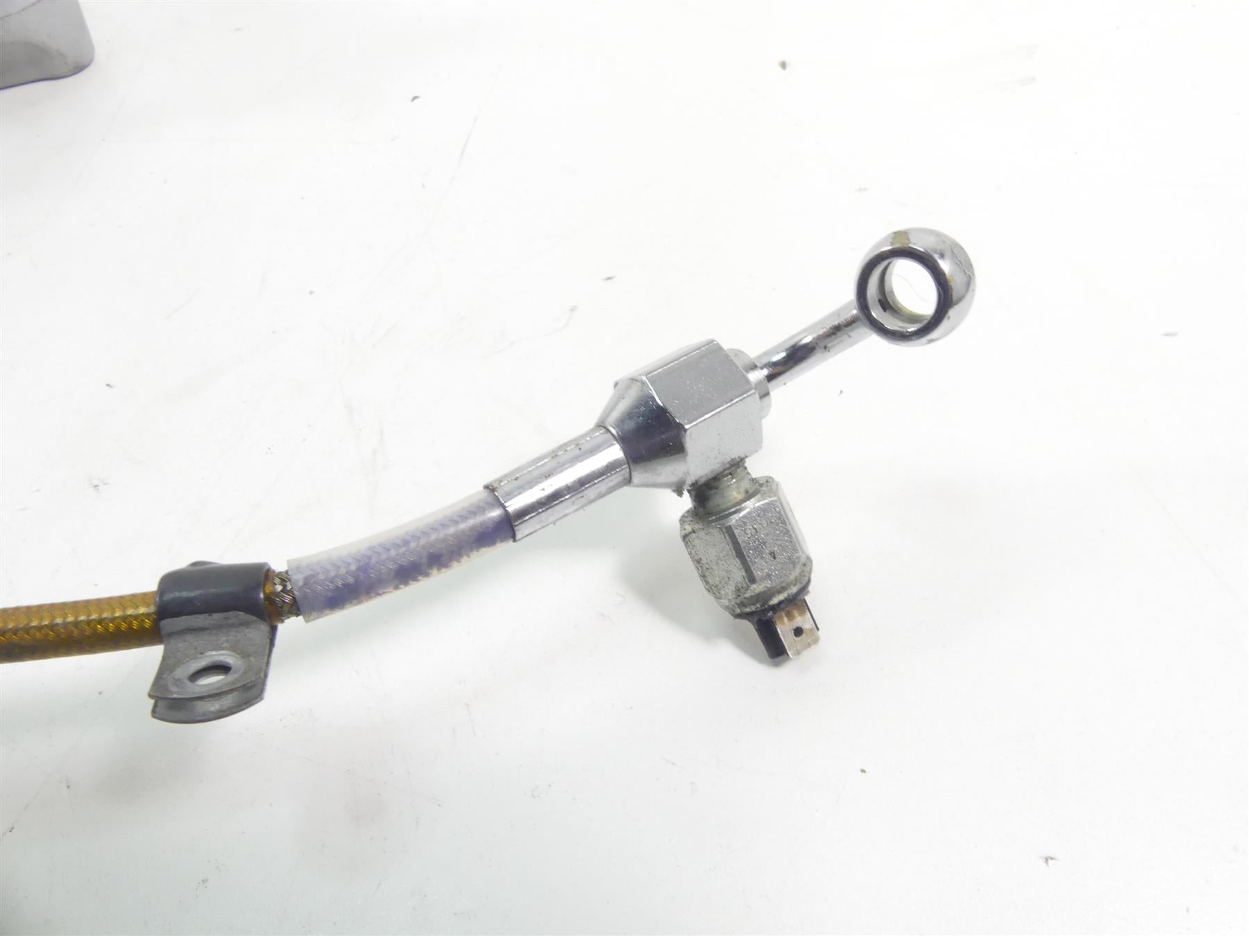2000 Harley Dyna FXR4 CVO Super Glide Rear Brake Caliper & Line Set 44380-99 {{ shop.shopifyCountryName }} - Mototech271