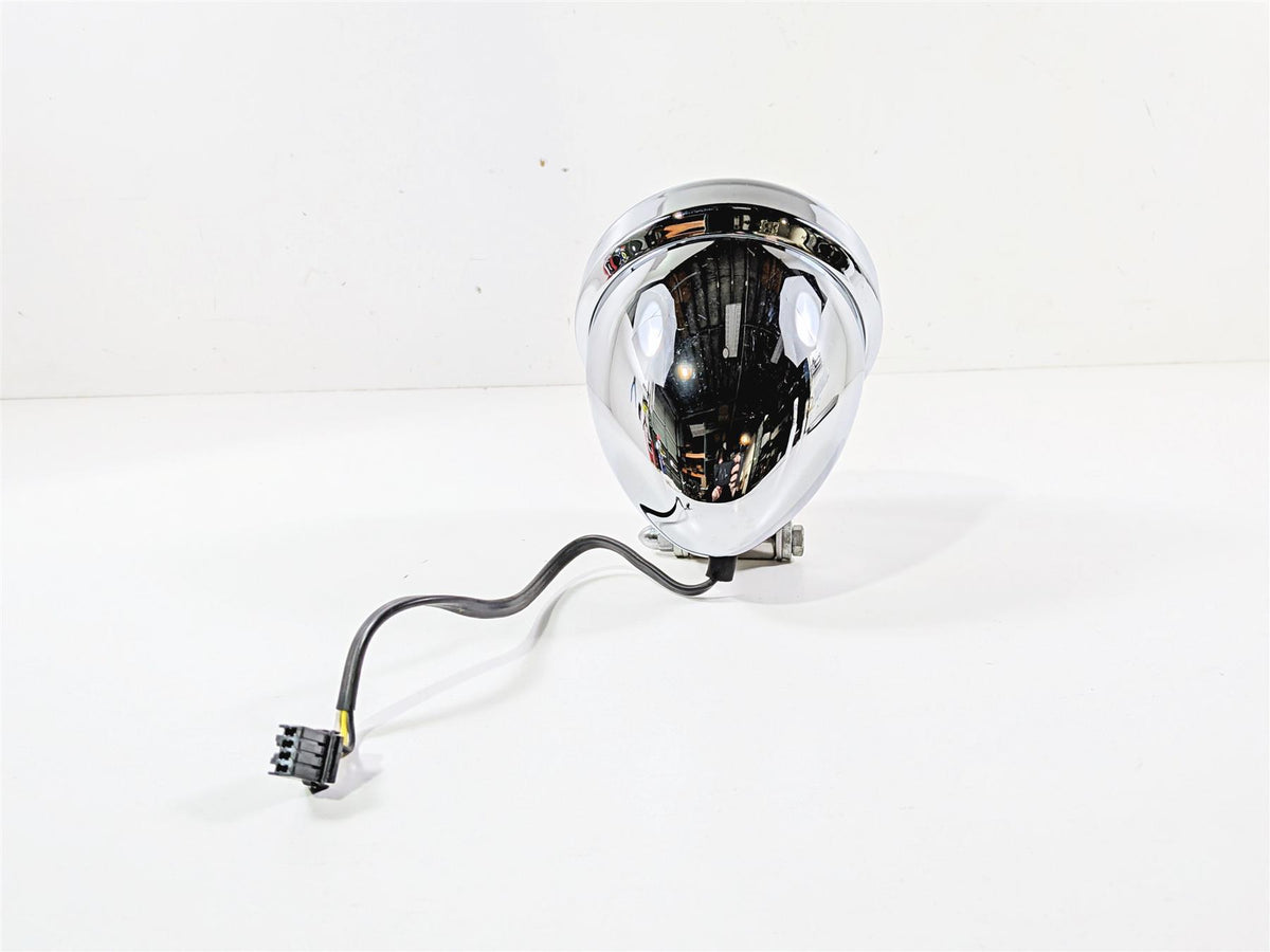 2009 Harley FXCWC Softail Rocker Headlight Head Light Lamp & Mount 69453-08 {{ shop.shopifyCountryName }} - Mototech271