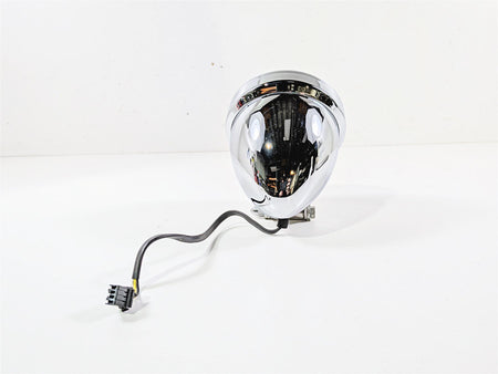 2009 Harley FXCWC Softail Rocker Headlight Head Light Lamp & Mount 69453-08 {{ shop.shopifyCountryName }} - Mototech271