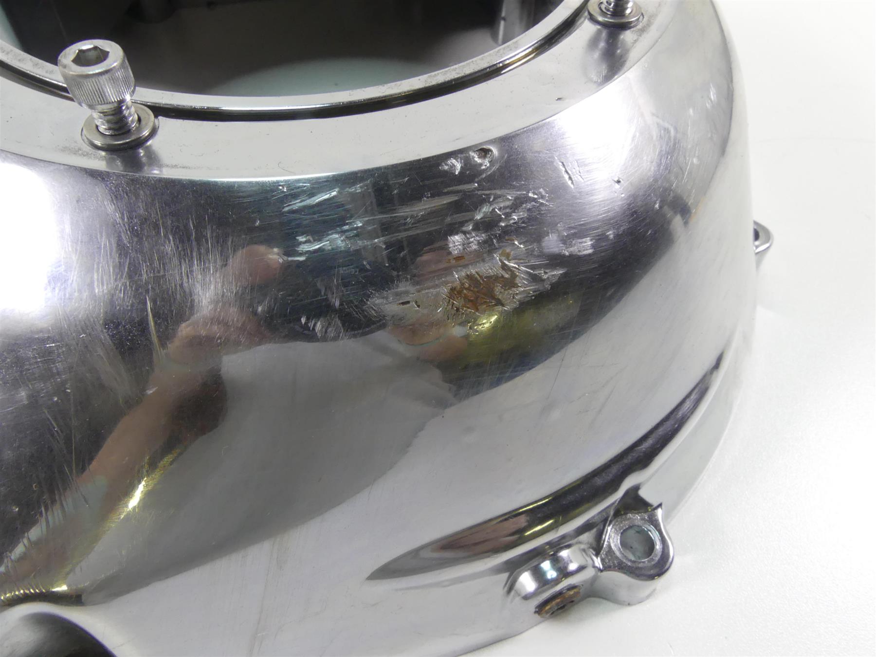1999 Harley Dyna FXDS Convertible Outer Primary Clutch Cover Mid Cntrl 60506-99 {{ shop.shopifyCountryName }} - Mototech271