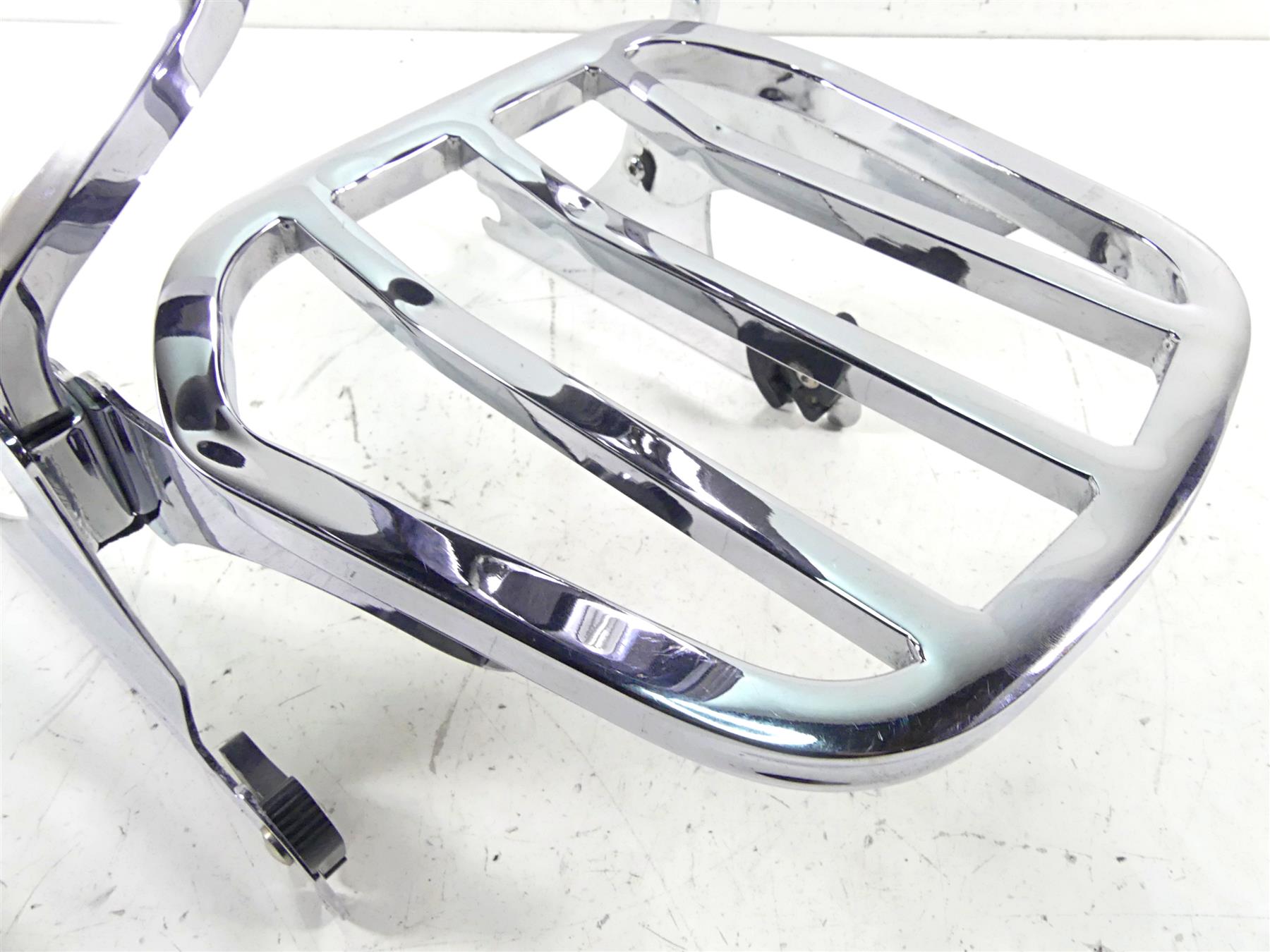 2006 Harley Softail FXSTSI Springer 22" Passenger Backrest Luggage Rack 53810-00C {{ shop.shopifyCountryName }} - Mototech271
