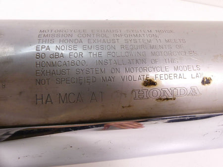 2002 Honda Goldwing GL1800 Exhaust Pipe Silencer Muffler Left 18405-MCA-305 {{ shop.shopifyCountryName }} - Mototech271