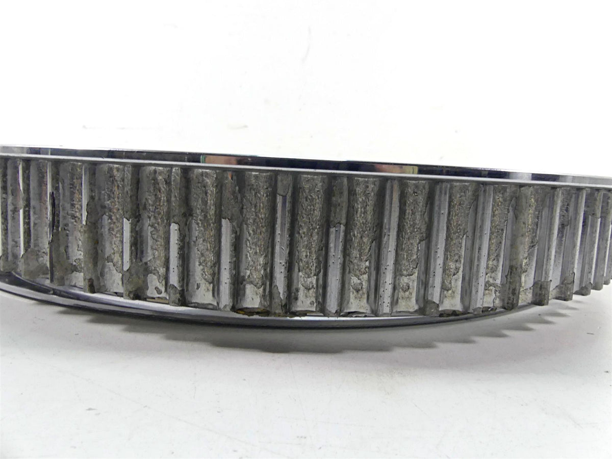 2005 Harley VRSCSE CVO V-Rod Rear Chrome Drive Belt Sprocket 72T - Read 40229-04 {{ shop.shopifyCountryName }} - Mototech271