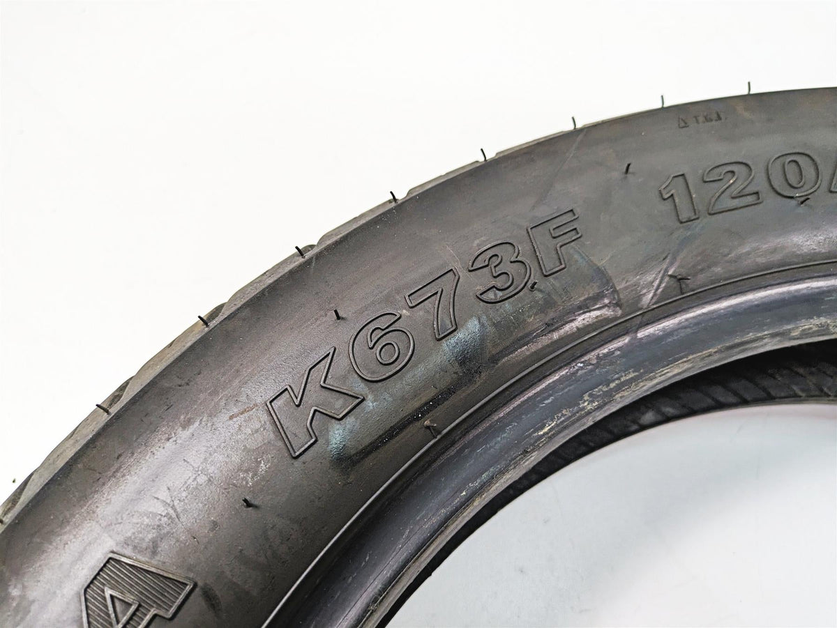 Used Motorcycle Front Tire Kenda Kruz K673F 120/90-18 DOT2922 106A2018 {{ shop.shopifyCountryName }} - Mototech271