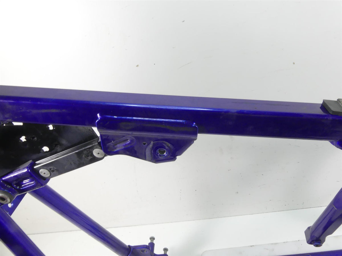 2004 Harley Softail FXSTD SE CVO Deuce Straight Blue Frame Chassis With Texas Salvage Title 46966-04BKO {{ shop.shopifyCountryName }} - Mototech271