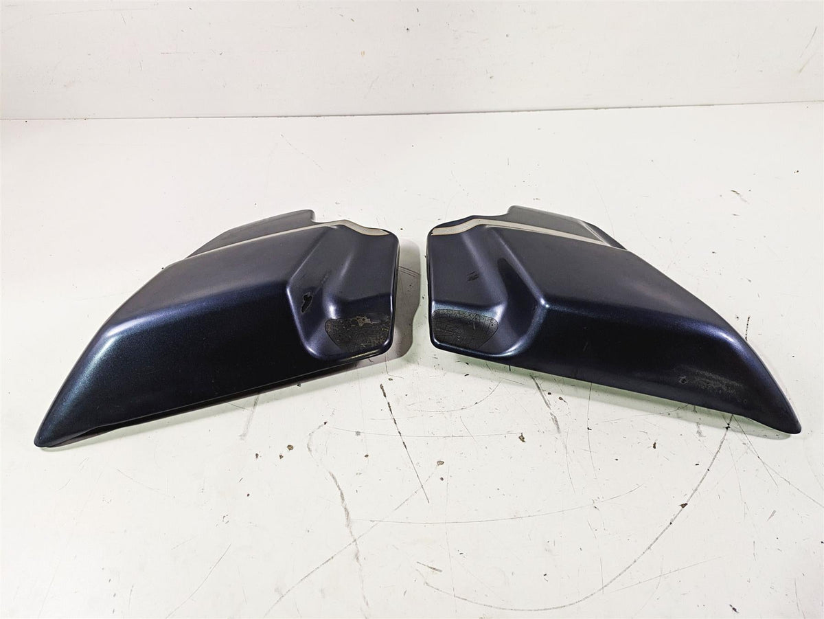 2003 Harley Touring FLHTCUI E-Glide 100th Side Cover Gunmetal Pearl Set 66250-97 {{ shop.shopifyCountryName }} - Mototech271