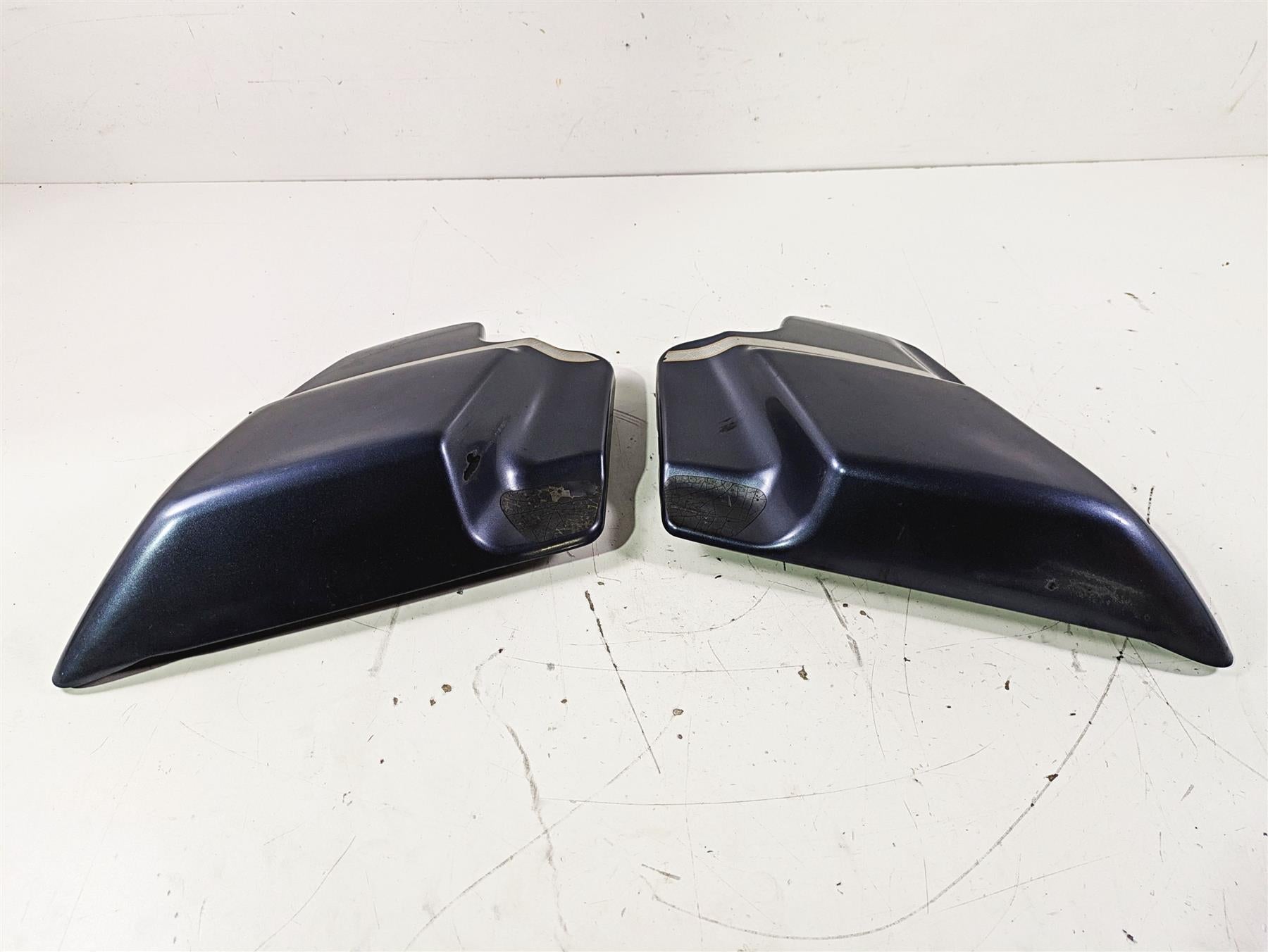2003 Harley Touring FLHTCUI E-Glide 100th Side Cover Gunmetal Pearl Set 66250-97 {{ shop.shopifyCountryName }} - Mototech271
